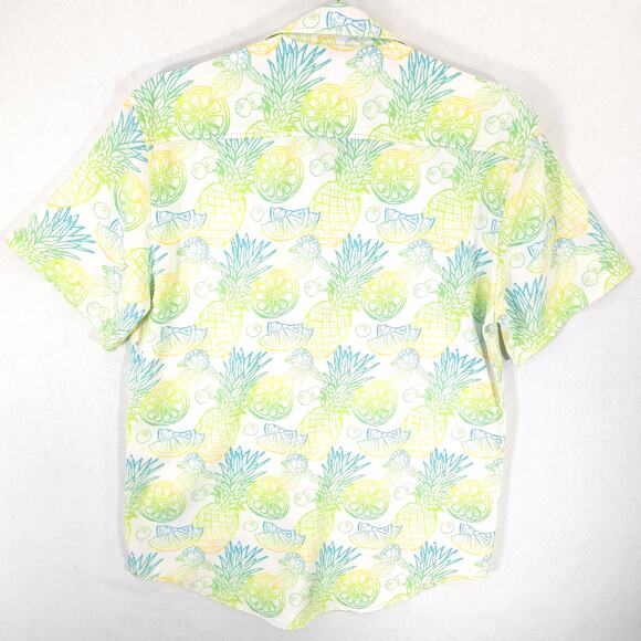 Truly Hard Seltzer Shirt Mens S Fruit Print Performance Button Up Short Sleeve - Picture 5 of 9